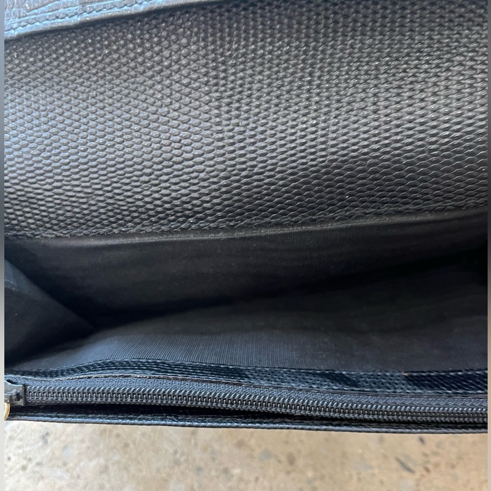 Salvatore Ferragamo Long Pebbled Texture Leather Wallet - Picture 5 of 8